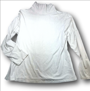 Women's Willow Bay White Long Sleeve Turtleneck Tee 20W